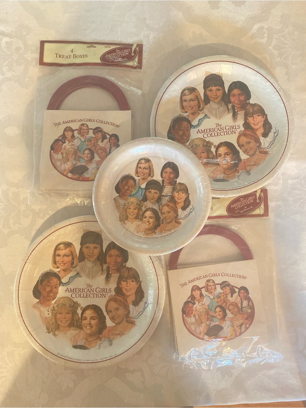 American Girl rare  NWT party plates, gift bags, Hallmark